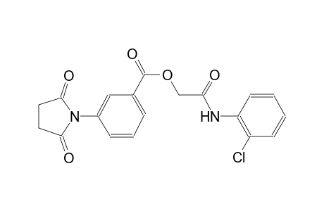 benzoic acid, 3-(2,5-dioxo-1-pyrrolidinyl)-, 2-[(2-chlorophenyl)amino]-2-oxoethyl ester