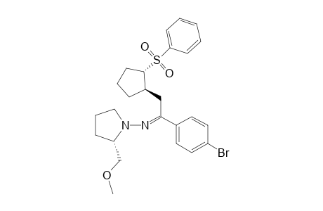 (+)-(2S,1"R,2"S)-1-{1'-( 4"-Bromophenyl)-2'-[2"'-(phenylsulfonyl)cyclopentyl } butylideneamino}-2-(methoxymethyl) pyrrolidine