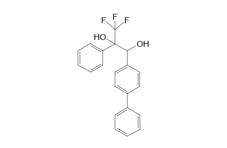 1-[( Phenyl)(trifluoromethyl)(hydroxy)]-2-[(p-biphenyl)(hydroxy)]ethane