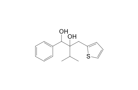 3-Methyl-1-phenyl-2-(thiophen-2'-ylmethyl)butane-1,2-diol