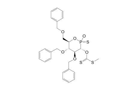 O-[(2S,3S,4S,5S,6R)-4,5-BIS-(BENZYLOXY)-6-[(BENZYLOXY)-METHYL]-2-HYDROXY-2-SULFIDO-1,2-OXAPHOSPHINAN-3-YL]-S-METHYL-CARBONODITHIOATE