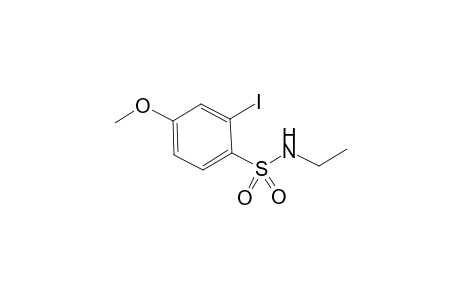 N-ethyl-2-iodo-4-methoxybenzenesulfonamide