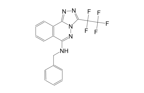 N-Benzyl-3-(1,1,2,2,2-pentafluoroethyl)[1,2,4]triazolo[3,4-a]phthalazin-6-amine