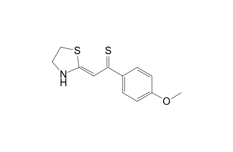 2-(4-Methoxythiobenzoyl)methylenethiazolidine