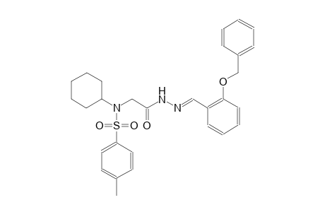 N-(2-{(2E)-2-[2-(benzyloxy)benzylidene]hydrazino}-2-oxoethyl)-N-cyclohexyl-4-methylbenzenesulfonamide