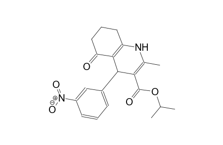 isopropyl 2-methyl-4-(3-nitrophenyl)-5-oxo-1,4,5,6,7,8-hexahydro-3-quinolinecarboxylate