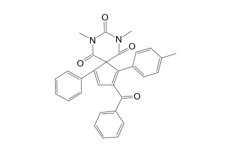 2-Benzoyl-7,9-dimethyl-1-(4-methylphenyl)-4-phenyl-7,9-diazaspiro[4.5]deca-1,3-diene-6,8,10-trione