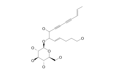 LOBETYOLIN;9-O-BETA-D-GLUCOPYRANOSYL-2,10-TETRADECADIEN-4,6-DIYNE-8,14-DIOL