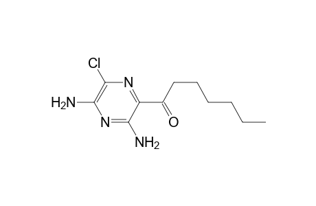 1-(3,5-diamino-6-chloropyrazinyl)-1-heptanone