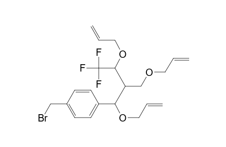 1-(Bromomethyl)-4-[1',3'-diallyloxy-2'-(allyloxymethyl)-4',4',4'-trifluorobutyl]benzene