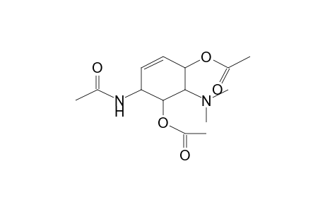 2-(Acetylamino)-5-(acetyloxy)-6-(dimethylamino)-3-cyclohexen-1-yl acetate