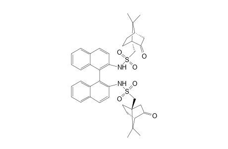 (M,1R,4R,1'R,4'R)-N-{1-[2-(7',7'-Dimethyl-2'-oxobicyclo[2.2.1]hept-1'-ylmethylsulfonamido)-1-naphthyl]-2-naphthyl}-7,7-dimethyl-2-oxobicyclo[2.2.1]hept-1-ylmethanesulfonamide