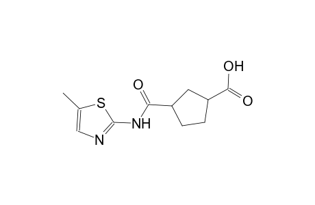 3-{[(5-methyl-1,3-thiazol-2-yl)amino]carbonyl}cyclopentanecarboxylic acid