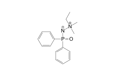 Hydrazinium, 2-(diphenylphosphinyl)-1-ethyl-1,1-dimethyl-, hydroxide, inner salt