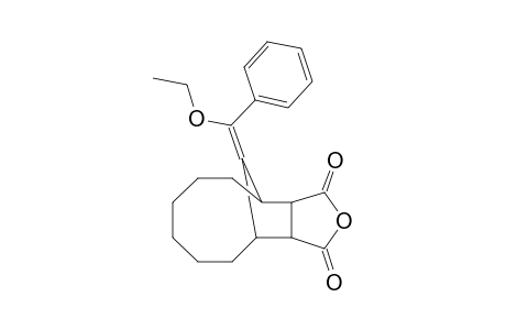 11-(.alpha.-ethoxybenzylidene)bicyclo[6.2.1]undeca-9,10-dicarboxy-anhydride