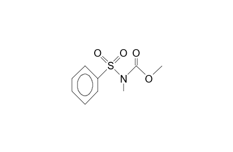 N-Phenylsulfonyl-methyl-carbamic acid, methyl ester