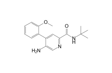 5-Amino-N-(1,1-dimethylethyl)-4-(2-methoxyphenyl)-2-pyridinecarboxamide
