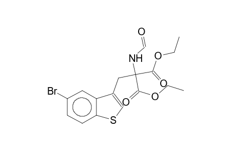 diethyl alpha-formamido-alpha-(5-bromo-3-benzothienylmethyl)malonate