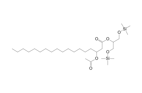 bis[(Trimethylsilyl)oxymethyl]methyl 3-acetoxy-octadecanoate