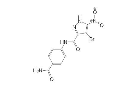 N-[4-(aminocarbonyl)phenyl]-4-bromo-5-nitro-1H-pyrazole-3-carboxamide