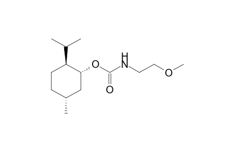 (2-Methoxy-ethyl)-carbamic acid (1R,2S,5R)-2-isopropyl-5-methyl-cyclohexyl ester