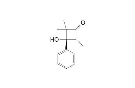 r-3-hydroxy-2,2,t-4-trimethyl-3-phenylcyclobutanone