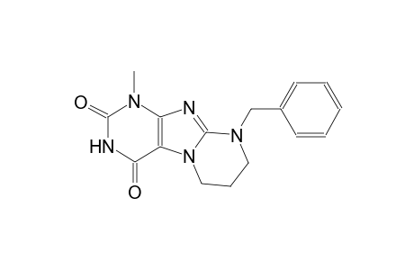 9-benzyl-1-methyl-6,7,8,9-tetrahydropyrimido[2,1-f]purine-2,4(1H,3H)-dione