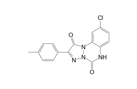 2-(p-Methylphenyl)-9-chloro-(1,2,3)-triazolo[1,2-a]-(1,2,4)-benzotriazine-1,5(6H)-dione