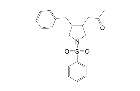 1-PHENYLSULFONYL-3-(2-OXOPROPYL)-4-BENZYLPYRROLIDINE;MAJOR-DIASTEREOISOMER