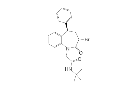 N-tert-Butyl-2-(3-(3-Bromo-2-oxo-5-phenyl-2,3,4,5-tetrahydro-1H-1-benzazepin-1-yl)ethanoic acid amide