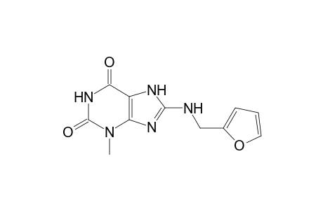 8-(2-furanylmethylamino)-3-methyl-7H-purine-2,6-dione
