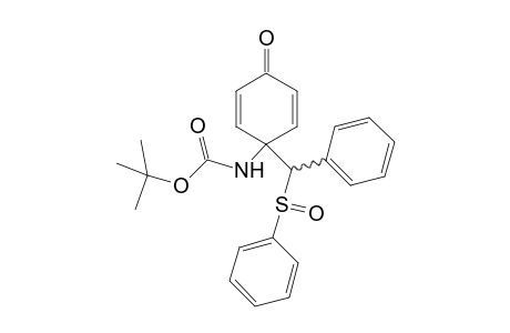 4-[N-(t-Butoxycarbonyl)amino]-4-[1'-(phenylsulfinyl)benzyl]-2,5-cyclohexadienone
