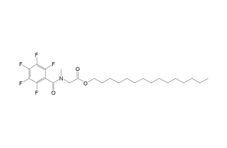 Sarcosine, N-pentafluorobenzoyl-, pentadecyl ester