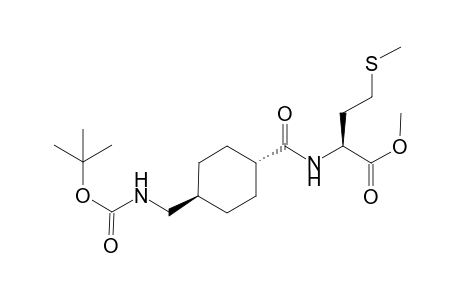 N-[4-(N-tert-Butyloxycarbonylaminomethyl)-trans-cyclohexylcarbonyl]-methionine Methyl Ester
