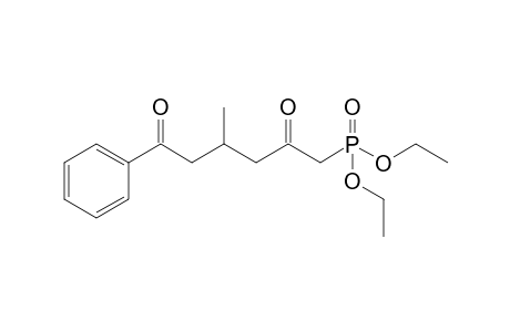 Diethyl 4-methyl-2,6-dioxo-6-phenylhexylphosphonate