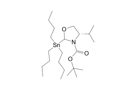 (2R,4S)-4-isopropyl-2-tributylstannyl-oxazolidine-3-carboxylic acid tert-butyl ester