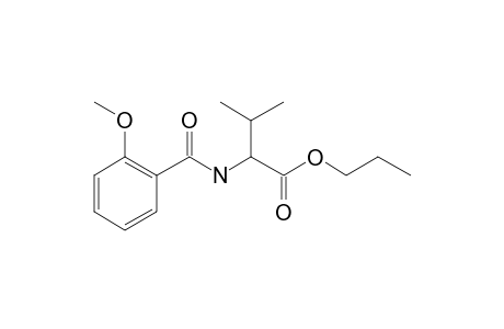 L-Valine, N-(2-methoxybenzoyl)-, propyl ester