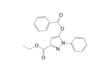 Ethyl 5-(benzoyloxy)-1-phenyl-1H-pyrazole-3-carboxylate