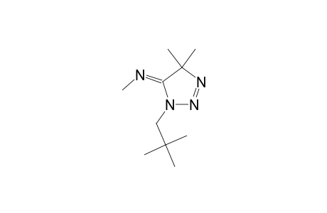 (E)-1-(2,2-Dimethylpropyl)-4,5-dihydro-4,4-dimethyl-5-methylimino-1H-1,2,3-triazol