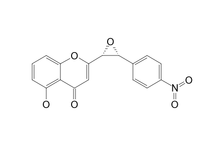 ALPHA,BETA-EPOXY-5-HYDROXY-4'-NITRO-2-STYRYLCHROMONE