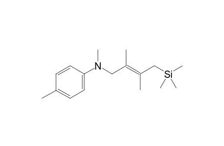 N-[(E)-2,3-dimethyl-4-trimethylsilyl-but-2-enyl]-N,4-dimethyl-aniline