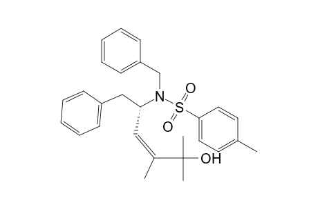 Benzenesulfonamide, N-[4-hydroxy-3,4-dimethyl-1-(phenylmethyl)-2-pentenyl]-4-methyl-N-(ph enylmethyl)-, [S-(Z)]-