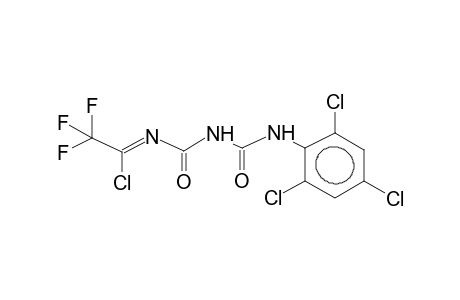 N-(1-CHLORO-2,2,2-TRIFLUOROETHYLIDEN)-N'-(2,4,6-TRICHLOROPHENYL)BIURETHE