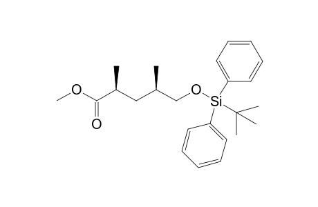 (2S,4R)-2,4-Dimethyl-5-(tert-butyldiphenyisilyioxy)pentanoic acid methyl ester
