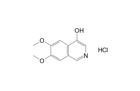 6,7-dimethoxy-4-isoquinolinol, hydrochloride