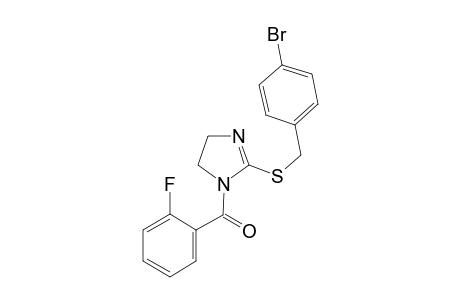 [2-(4-Bromobenzylsulfanyl)-4,5-dihydroimidazol-1-yl](2-fluorophenyl)methanone