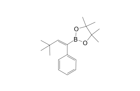 (Z)-2-(3,3-dimethyl-1-phenylbut-1-en-1-yl)-4,4,5,5-tetramethyl-1,3,2-dioxaborolane
