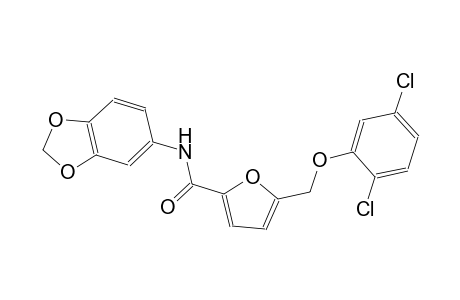 N-(1,3-benzodioxol-5-yl)-5-[(2,5-dichlorophenoxy)methyl]-2-furamide