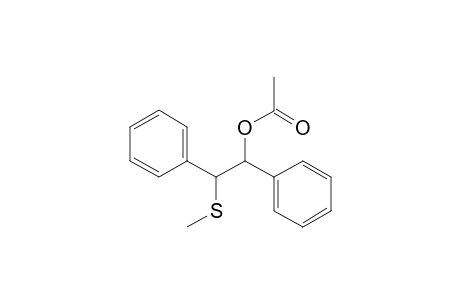 erythro-1,2-diphenyl-1-methylthio-2-acetoxyethane