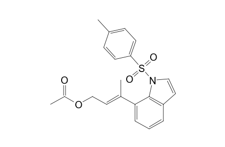 3-[N-(p-Tolylsulfonyl)indol-7'-yl]-1-(acetyloxy)but-2-ene